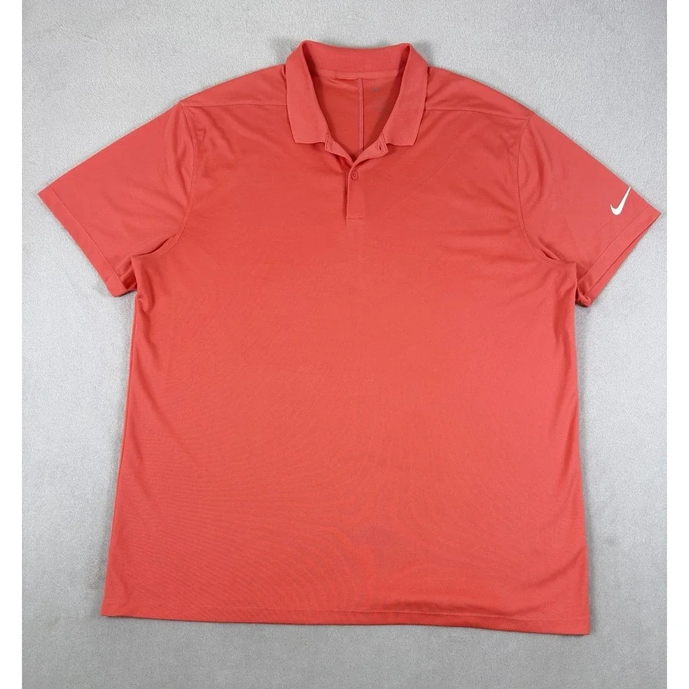 Nike Dri-FIT Victory Golf Polo Shirt Orange Men's XL